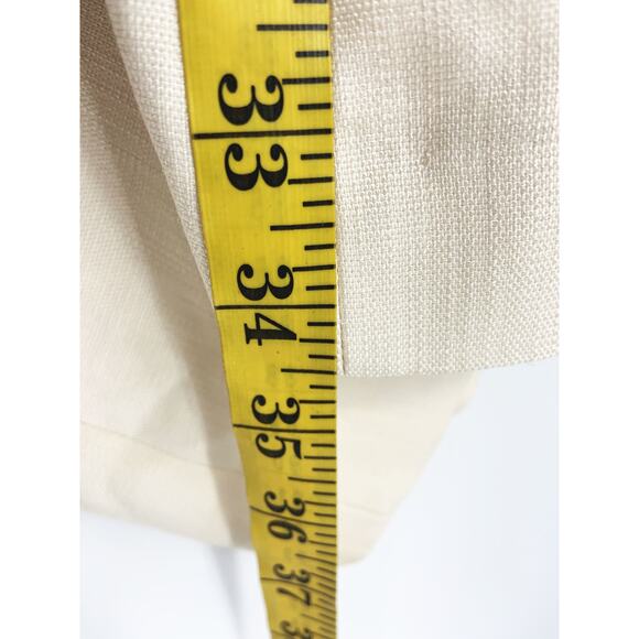 Massimo Dutti Cream Wide Leg Lined Technical Trousers Size 2 NWT - Picture 13 of 13